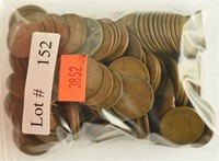 Lot #152 - 1 Pound of Lincoln Wheat Cents -