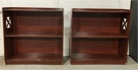 Pair of arts and crafts style bookshelves