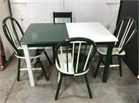Michigan State inspired table and chairs