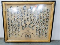 Mt Morris high school class of 1941 framed photo