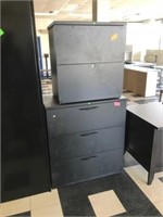 Filing Cabinets, Gray, 2 Each