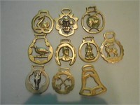 Lot of 10 Pieces of Brass Wall Hangers