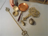 Lot of Brass and Copper Pieces 6 Total