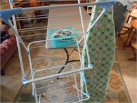 Lot of Laundry Supplies Including Iron