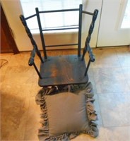 Navy Blue Children's Rocking Chair 25"tall