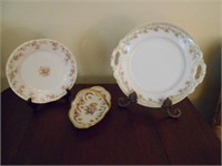 3 Piece Lot with 2 Plates and 1 Dish