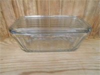 Clear Glass Bread Pan With Lid