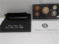 United States Mint Silver Proof Set 1996