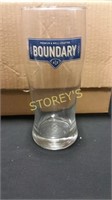 18 Boundary Beer Glasses
