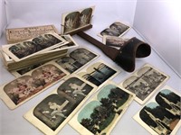Vintage Colored Stereography & Viewer