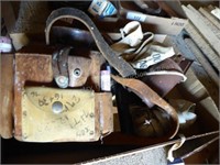 Misc. tool belts & mirror