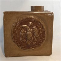 Ceramic or Pottery Eagle Flask Bottle or Bud Vase