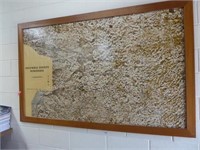 Columbia County map 47" x 62" approx.