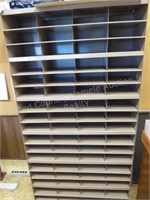 Metal 3x6 pigeon hole shelf