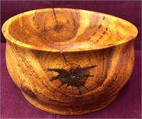 1991 Signed Spalted? Wood Bowl John Hall