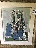 Picasso 36x30" Lithograph Signed with