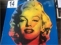 19x19" Silkscreen Painting of Norma Jean by Steve
