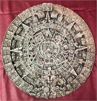 Indian Deity Kali? Round Wall Plaque