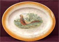 Pope-Gosser Oval Pheasant Platter by Daudin