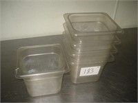 Lot of 5 Plastic Containers