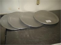 Lot of Four 16-inch Pizza Pans