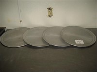 Lot of Four 14-inch Pizza Pans