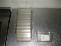 Lot of Eleven Plastic Food Containers