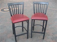 Lot of Two Bar High Chairs