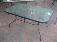 Glass-Top Table