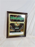 Murphys Irish whiskey mirror approx size is 16 x