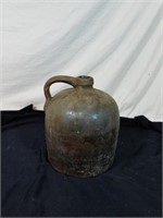 Middle to late 1800s stoneware jug approx 9