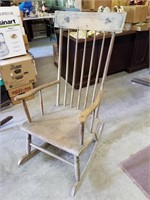 Antique front porch rocking chair