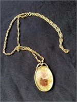 Beautiful vintage rose necklace