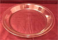 Pyrex Clear Glass Pie Plate 10-1/2 inch