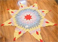 Large Star Quilt Piece - 67" Across