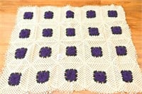 Crocheted Afghan 48 X 60