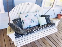 4 ft. Porch Swing with High Back