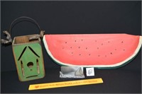Decorative Lot - Wooden Decorative Watermelon,