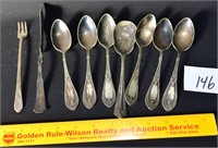 Group Lot of Silver-Plate Flatware