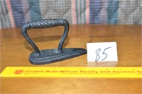 Antique Cast Iron Unique Shaped Sad Iron