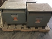 Two (2) Square D 3-Phase Insulated Transformers