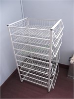 5 metal pull out Shelf unit