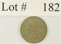 Lot #182 - 1867 3 Cent Nickel