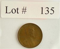 Lot #135 - 1909S-VDB Wheat Cent