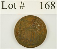 Lot #168 - 1869 Two Cent Piece