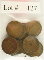 Lot #127 - 15 Indian Head Cents: Various Dates