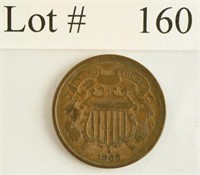 Lot #160 - 1865 Two Cent Piece