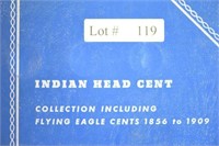 Lot #119 - Partial Indian Head Binder: 1879-