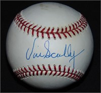 Vin Scully Single Signed Baseball