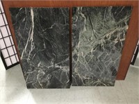 2 Pieces of Green Marble